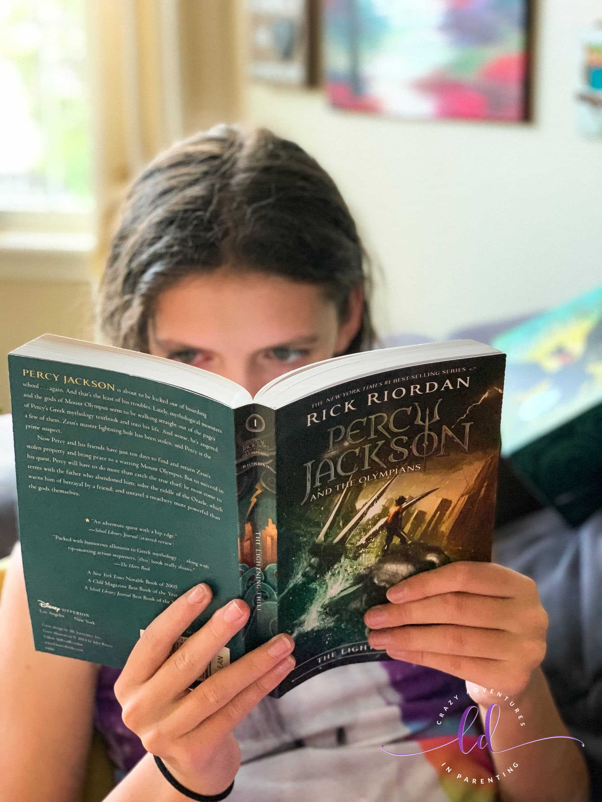 Reading Percy Jackson and The Olympians - The Lightning Thief