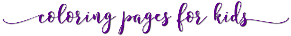 coloring pages for kids
