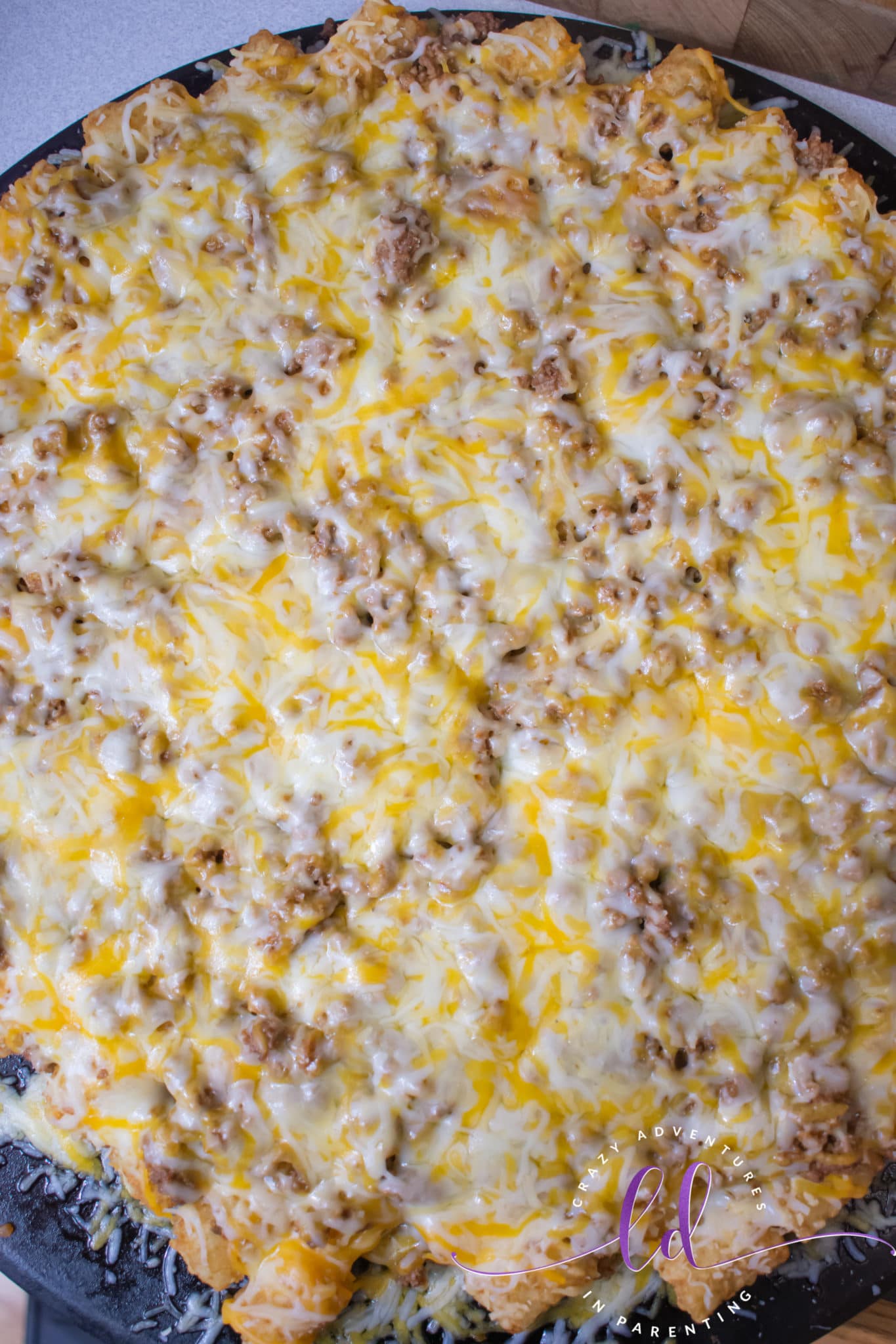 Ready to Devour Beef Totchos Tater Tot Nachos