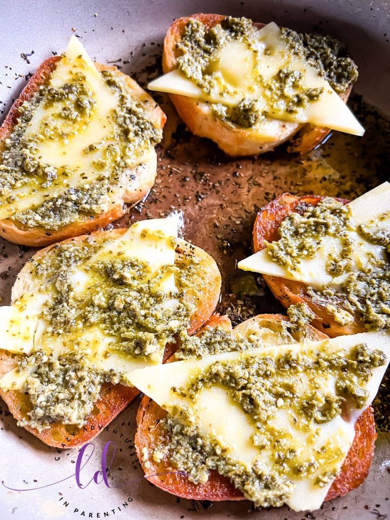 Fry More Sourdough in Seasoned Oil to Make Copycat Dunkin Tomato Pesto Grilled Cheese Sandwich Recipe